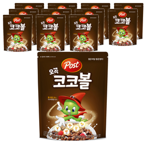 포스트 오곡 코코볼 시리얼, 570g, 12개
