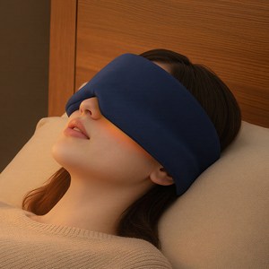 컴포럽 QQRT 온열 암막 수면안대 눈찜질팩+파우치+핫팩 7p 세트