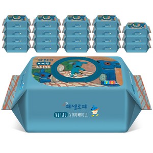 페넬로페 바이탈 플러스 스트롬볼리 저자극 아기물티슈 캡형