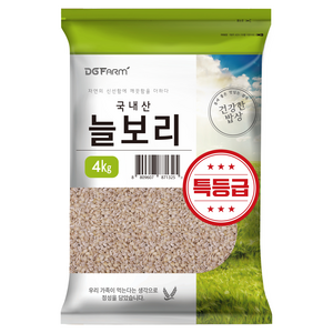 건강한밥상 국산 특 늘보리, 4kg, 1개