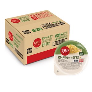 햇반 현미밥, 130g, 36개