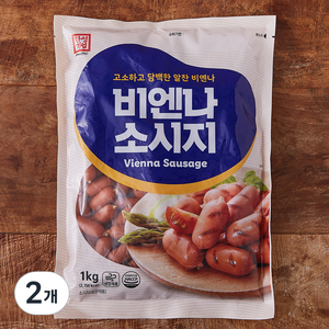 한성기업 비엔나 소시지, 1kg, 2개