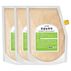 간편한식 돈골 농축액, 1kg, 3개