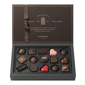 꼬모쎔쁘레 시그니쳐 수제초콜릿 세트, 초콜릿 15종, 1세트