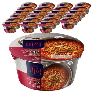 더미식 장인라면 얼큰한맛 컵 106g, 24개