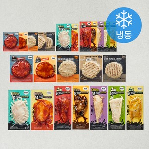 햇살닭 더촉촉한 닭가슴살 100g x 12종 x 2개입 세트 (냉동)