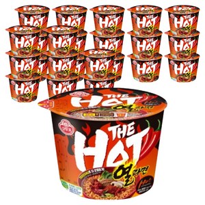 오뚜기 더핫 열라면 용기 105g, 24개