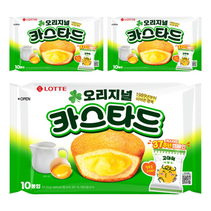 롯데카스타드 오리지널, 230g, 3개