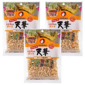 오타후쿠 이카텐 텐까스 오징어맛 우동 후레이크, 50g, 3개