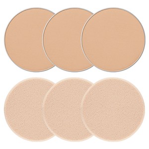 시세이도 UV 프로텍티브 컴팩트 파운데이션 리필 12g, 미디엄아이보리, 3개