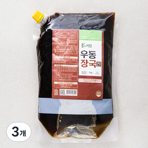 풀스키친 우동 장국 진, 2kg, 3개