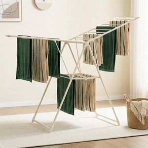 홈앤미 튼튼한 스틸 빨래건조대 2단