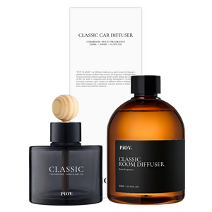 피오브 차량용 방향제 대용량 리필세트 120ml+300ml, 에이프릴다우니, 1세트
