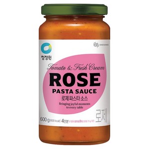 청정원 로제 파스타소스, 600g, 1개