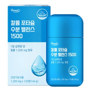 퍼니트 칼륨 포타슘 수분 밸런스 1500, 120정, 1박스