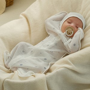 말랑하니 스와들 속싸개 오가닉 메쉬 M