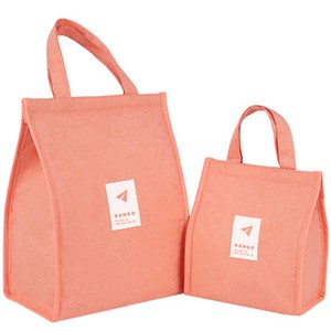 랑고 베비 보냉가방 S + M 2종 세트, 코랄, M(17 x 25 ..., 1세트