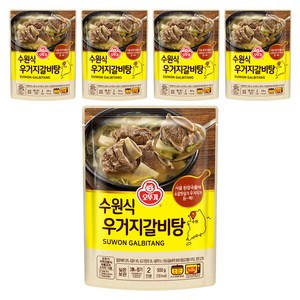 오뚜기 수원식 우거지갈비탕, 500g, 5개