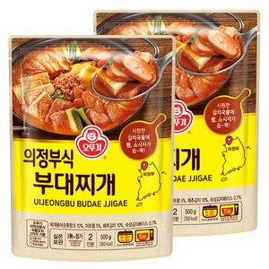 오뚜기 의정부식 부대찌개, 500g, 2개