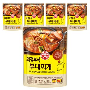 오뚜기 의정부식 부대찌개, 500g, 5개
