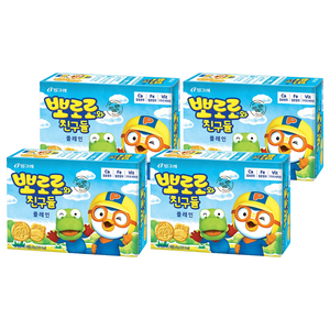 빙그레 뽀로로와 친구들 플레인맛, 65g, 4개