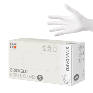 브릭글로 스탠다드 니트릴 장갑 100p, 화이트, S, 1개