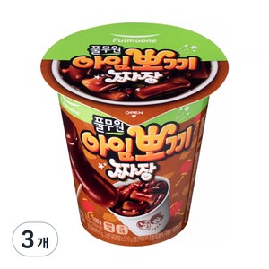 풀무원 아임뽀끼 짜장 떡볶이, 100g, 3개