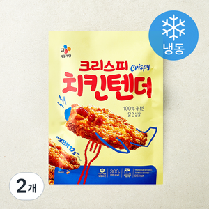 씨제이 크리스피 치킨텐더 (냉동), 300g, 2개