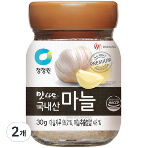 맛선생 국내산 마늘 향신료, 30g, 2개