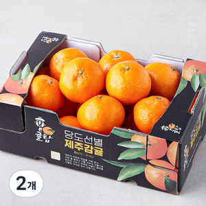 귤탐 당도선별 11brix 감귤, 2kg, 2개