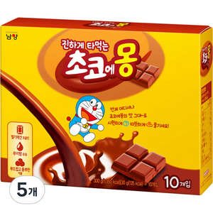 초코에몽 진하게 타먹는 핫초코분말, 30g, 10개입, 5개