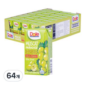 돌 파라다이스 주스 머스캣, 120ml, 64개