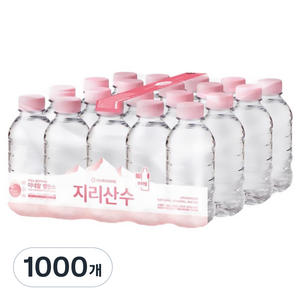 지리산수 무라벨, 330ml, 1000개