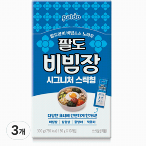 팔도 비빔장 시그니처 스틱형 10p, 300g, 3개