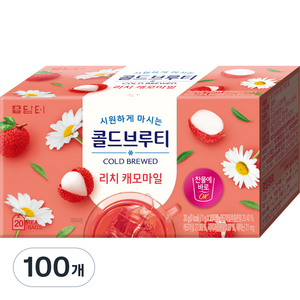 담터 콜드브루티 리치캐모마일, 1g, 20개입, 5개