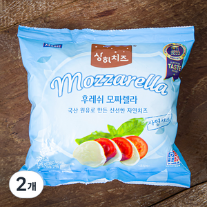 상하치즈 후레쉬 모짜렐라, 125g, 2개