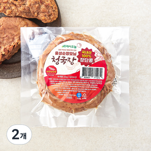 프레시오늘 냄새 약하고 영양가득 진한 윤성순장모님 청국장, 160g, 2개