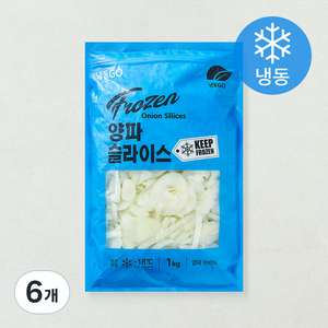 냉동GO 양파슬라이스 (냉동), 1kg, 6개