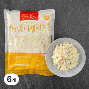 샐러드미인 마카로니샐러드C, 1kg, 6개