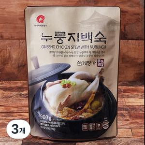 마니커 누룽지 백숙, 900g, 3개