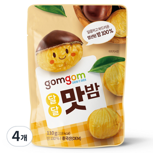 곰곰 달달 맛밤, 110g, 4개