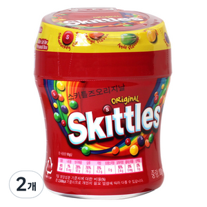 스키틀즈 프룻츠향 캔디, 100g, 2개