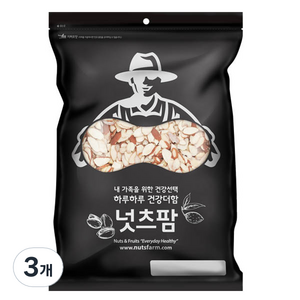 넛츠팜 아몬드 슬라이스, 100g, 3개