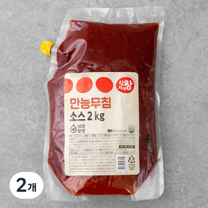 식자재왕 만능무침 소스, 2kg, 2개