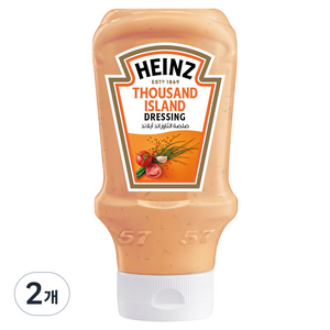 하인즈 사우전드 아일랜드 드레싱 소스, 238g, 2개