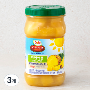 Dole 후룻바틀 파인애플, 666g, 3개