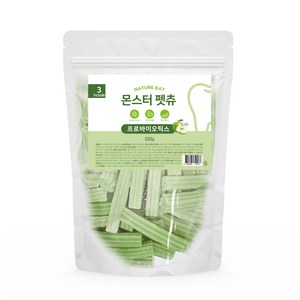 네이처잇 몬스터 펫츄 강아지 덴탈껌, 프로바이오틱스, 500g, 1개