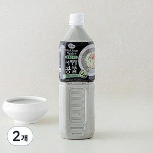 맑은물에 참좋은 국산 서리태콩물, 1L, 2개