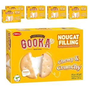 비비카 구카 누가 필링 크래커, 400g, 6개