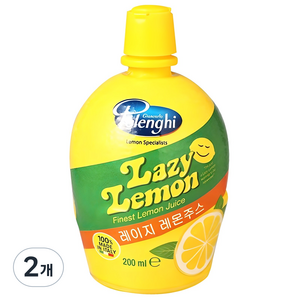 레이지레몬 주스, 200ml, 2개